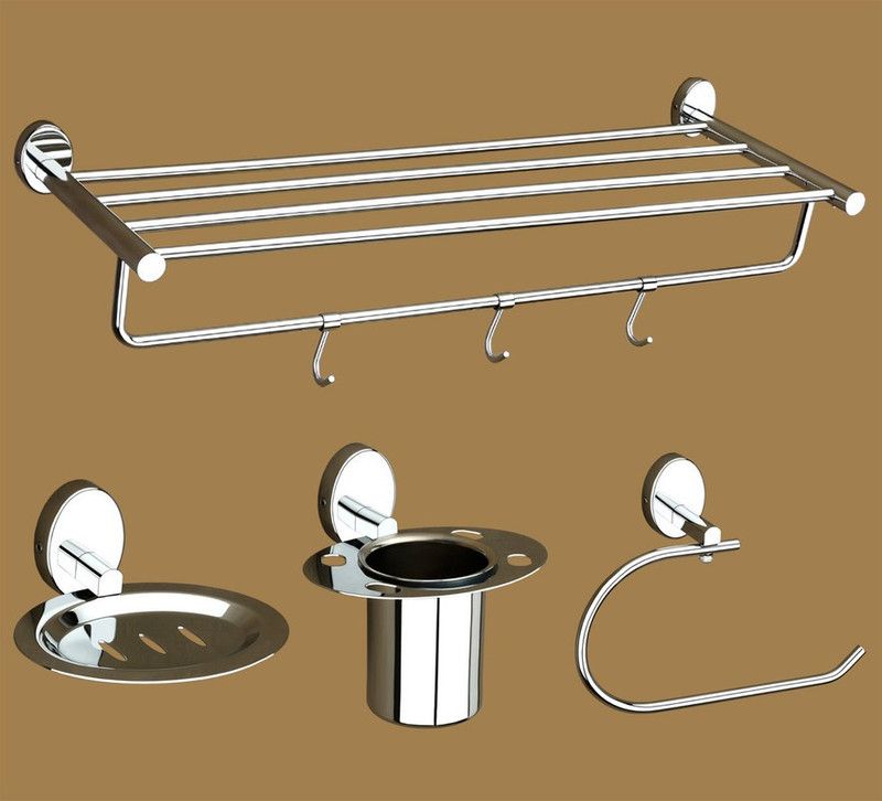 Stainless Steel Wall Shelf  (Number of Shelves - 1, Steel)