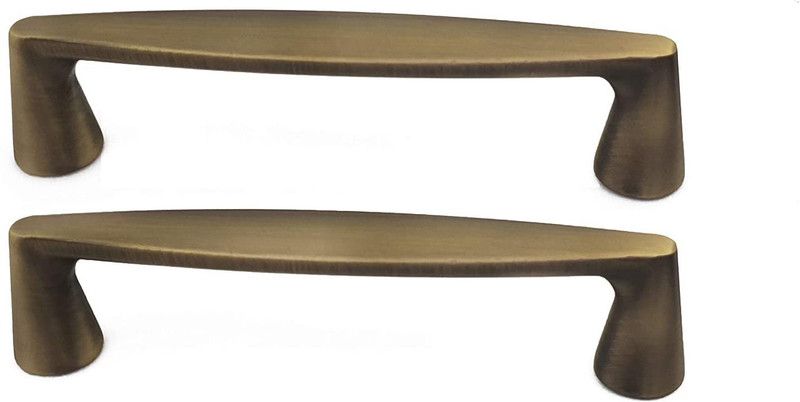 Aquieen Wardrobe Cabinet Pull Handle AQ - 710 (96 MM, Antique Brass) Brass Cabinet/Drawer Handle  (Silver)