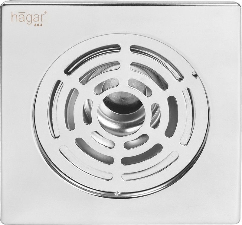 Hagar Bathroom Sink, Bathtub, Floor, Kitchen Sink Stainless Steel Push Down Strainer  (15 cm Set of 1)