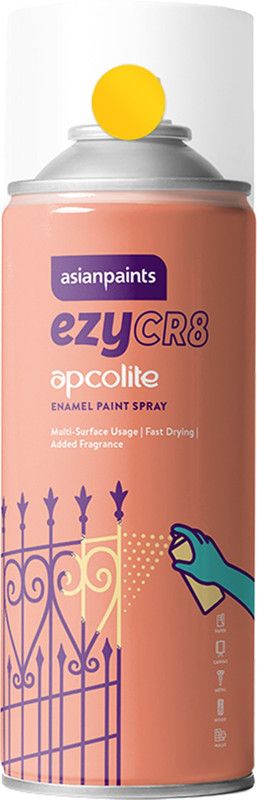 Asian Paints Golden yellow(0339) Spray Paint 200 ml  (Pack of 2)