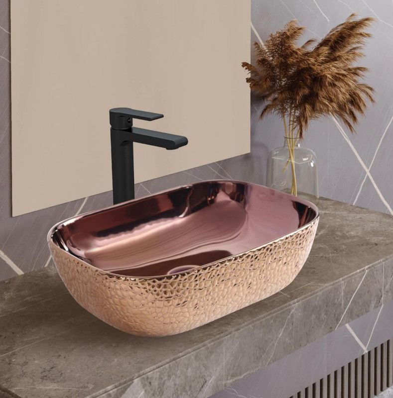 NEXA BATHWARE AMAZING COLOUR BEST 013 inported Art ceramic Wash Basin Countertop, Tabletop Ceramic Bathroom Sink Table Top Basin  (MULTI)