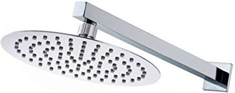 AVLEN 10"x10" Ultra Slim Round Rain Shower Head with 18inch square arm Shower Head