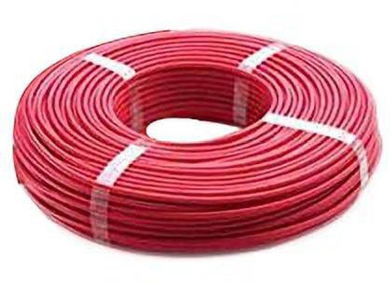RR KABEL PVC 1 sq/mm Red 100 m Wire  (Red)