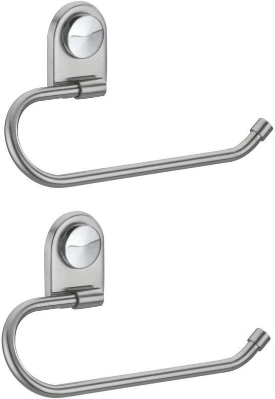 CERA - Towel Ring Set of 2 pcs Chrome Finish Towel Holder  (Stainless Steel)