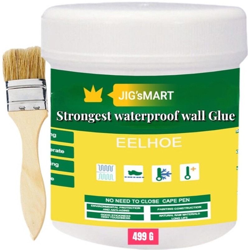 JIG'sMART 499GR Excellent Invisible Leak Stop Adhesive Waterproof Glue Transparent Wall Crack Filler  (499 g)