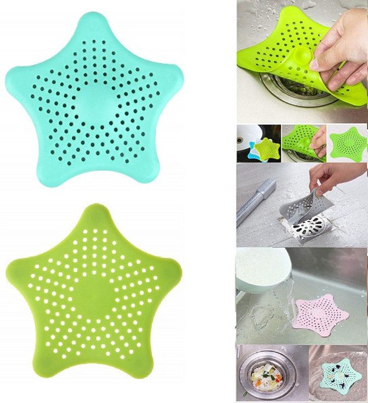 Retail basket Basin, Bathroom Sink Plastic Pop-Up Strainer  (13.5 cm Set of 2)