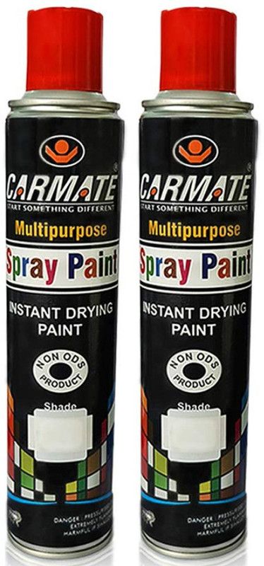 CARMATE Red, Black Spray Paint 440 ml  (Pack of 2)