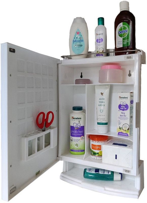 URBAN CHOICE Baby Care Items Organiser Bathroom Mirror  (Rectangle Finish : Glossy)