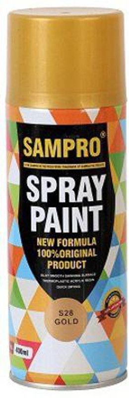 Sampro Gold Spray Paint 400 ml  (Pack of 1)