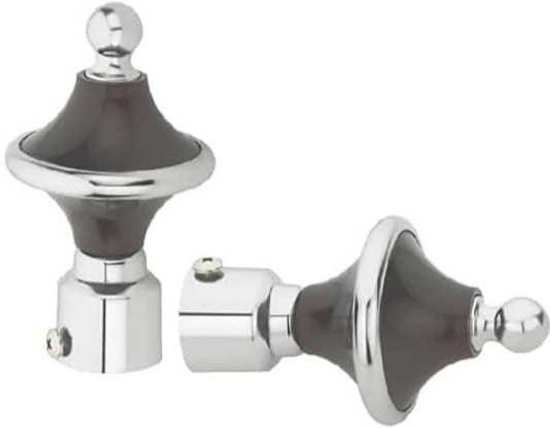 GARILAX Bracket, Curtain Knobs, Curtain Hooks, Curtain Rods Metal (Pack of 2) Handrail Bracket