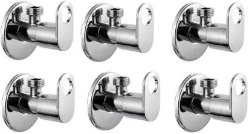 Floyd Premium quality PRIME Angle Valve With Wall Flange6 PC Angle Cock Faucet Faucet Set