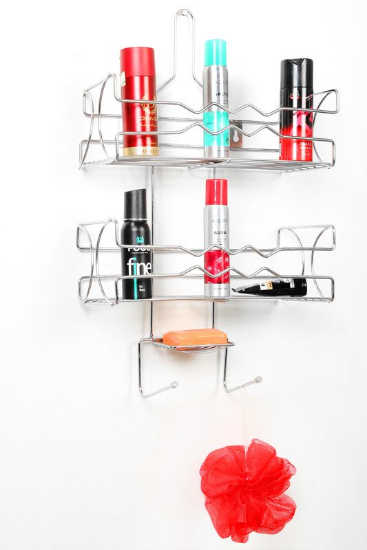 KIOSK ZIG ZAG 5in1 Bathroom Shower caddy racks Bathtub Caddy