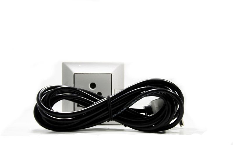 JELECTRICALS Single Pin Extension Board 1 Socket Extension Boards  (White, 2 m)