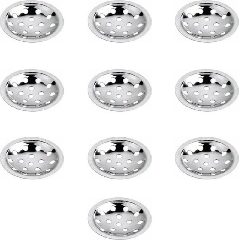 tantia Floor Stainless Steel Pop-Up Strainer  (10 cm Set of 10)