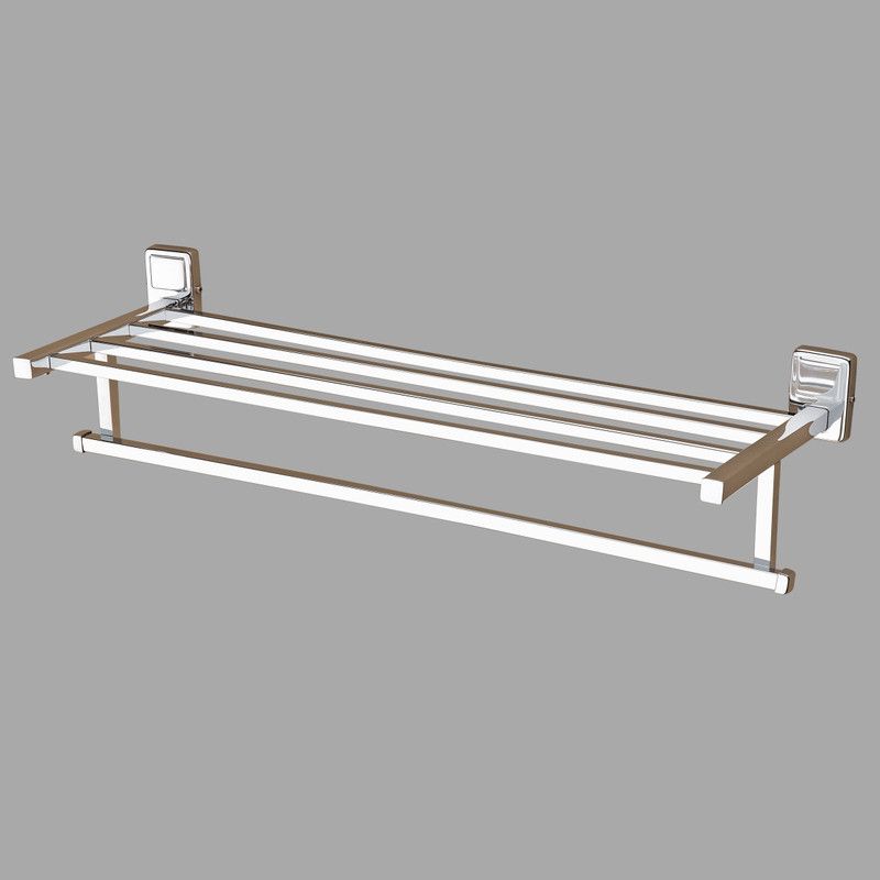 Crosslink Stainless Steel 304 Grade Darcy Towel Rack for Bathroom/Towel Stand Chrome Finish Towel Holder  (Stainless Steel)