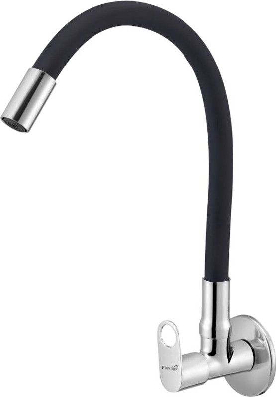 Prestige Prime Swan Neck Flex Normal Black Spout Faucet  (Deck Mount Installation Type)