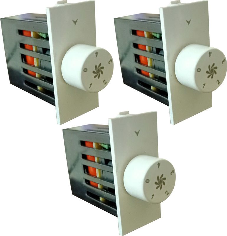PRV SWITCH 5 STEP -3PC FAN REGULATOR Step-Type Button Regulator High speed -0040 Conventional Box Regulator