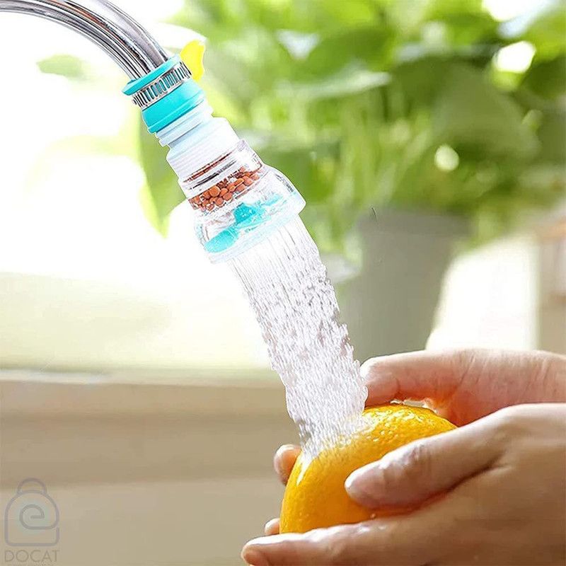ActrovaX 360° Degree Retractable Rotating Splash Proof Faucet Extension-XI15 Faucet Nozzle  (Screw On)