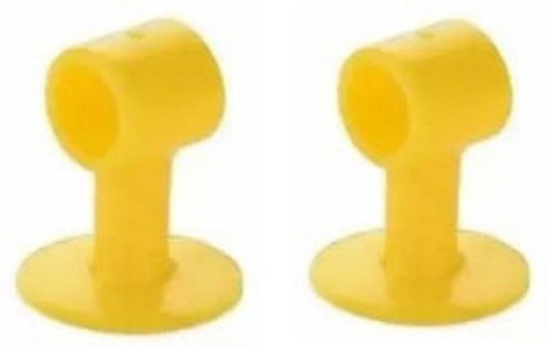 FLIKLICK FLIK000021MD Wall Mounted Door Stopper  (Yellow)