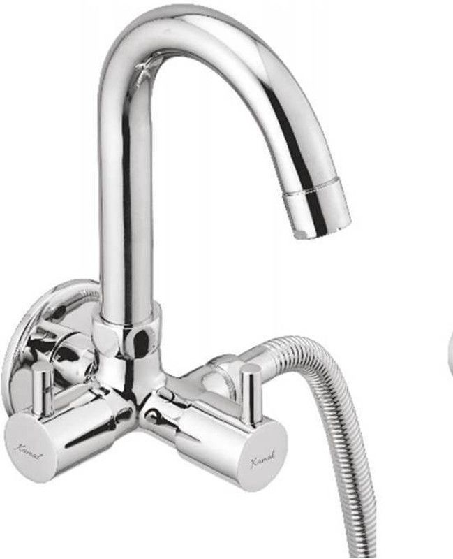 KAMAL Two Way Sink Cock - FLT Bib Tap Faucet  (Wall Mount Installation Type)