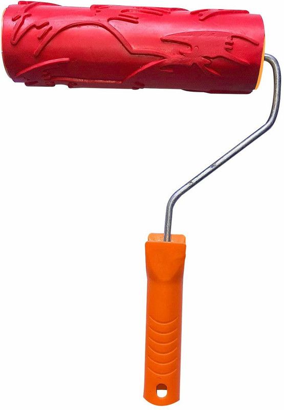 FEBRINA 7 Inches Design Pattern Roller Brush For Wall Painting Rubber roller RW-R9 Paint Roller  (Pack of 1)