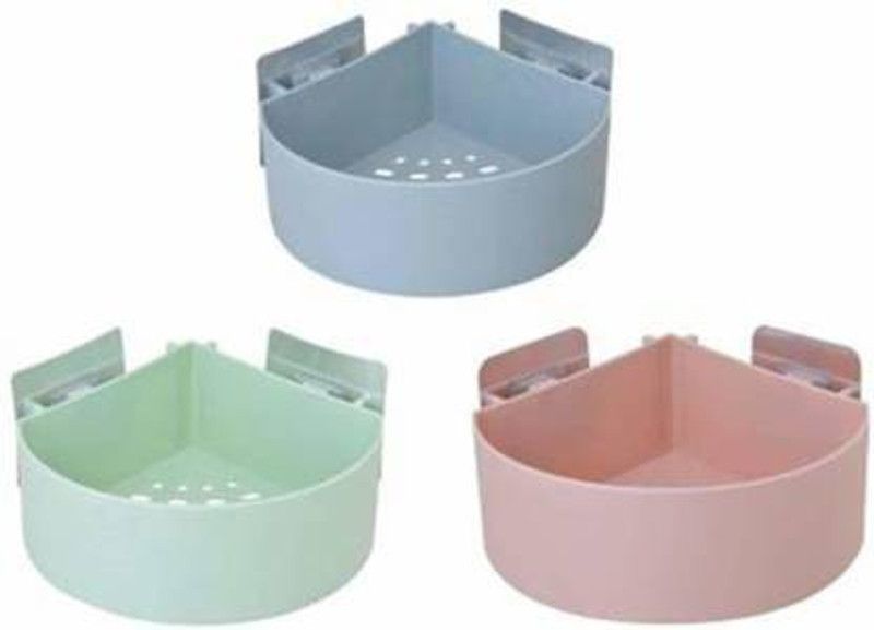 DJVYAS Plastic Wall Shelf  (Number of Shelves - 3)