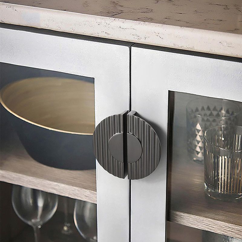 Mantara H-279-Black Zinc Cabinet/Drawer Handle  (Black Pack of 1)