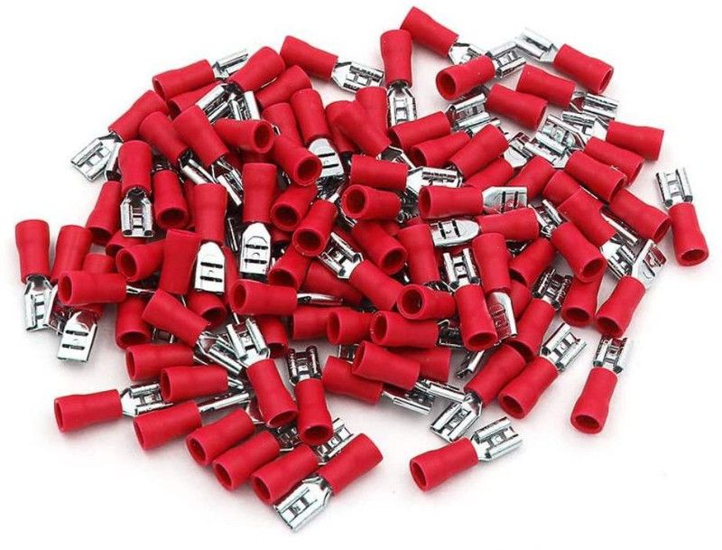 ERH India (100 Pc) FDD1-250 Copper Crimp Terminals 4.8 x 0.5mm (width 0.2