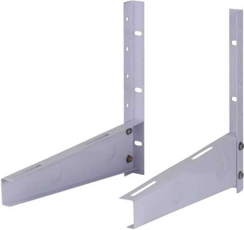 PEONY Steels AC stand /Split AC Air Conditioner/ Outdoor Unit Wall Mounting bracket Stand/Shelf Bracket 45 Shelf Bracket  (Steel)