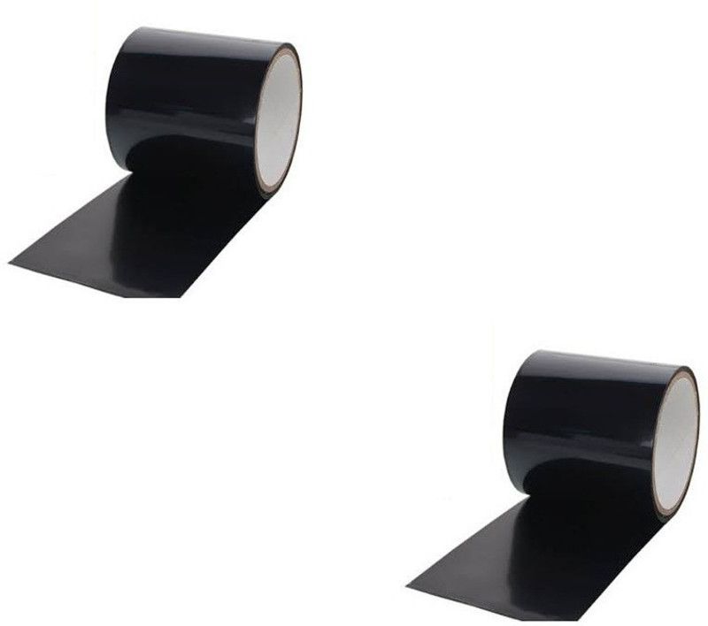Bluebells India  Multipurpose 4"x5Ft Waterproof Patch Bond Super Strong Instantly Stops Water Leakage Repair Duct Rubberized 152.4 cm Self-amalgamating Tape  (Black Pack of 2)