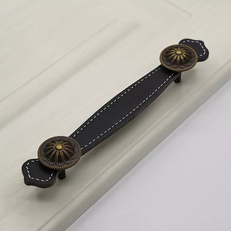 Mantara H-283-Black Zinc Cabinet/Drawer Handle  (Black Pack of 1)