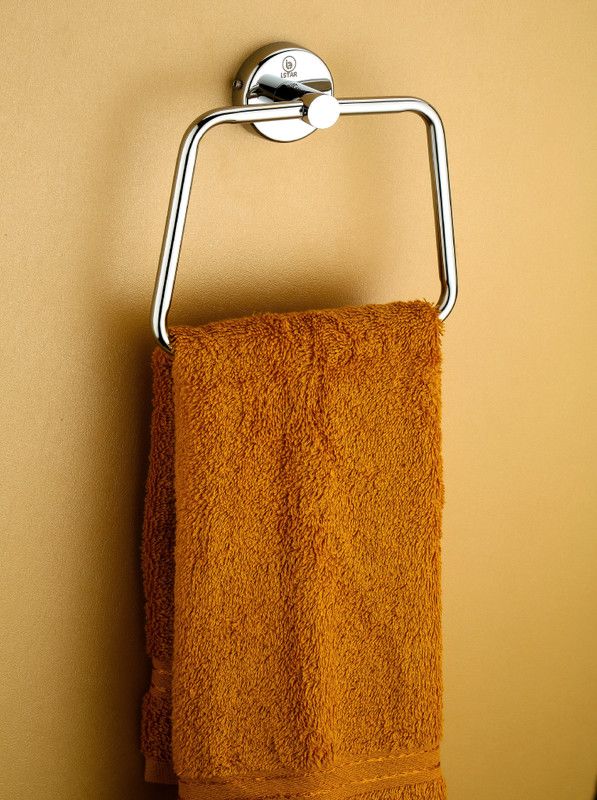 Flipkart SmartBuy 304 Stainless Steel Towel Ring for Bathroom, Towel holder (Chrome) (pack of 1) silver Towel Holder  (Stainless Steel)