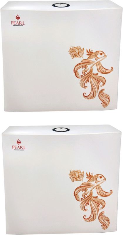 PEARL PRECISION PRODUCTS C-008FH-2 PEARL EDGE PRIME FLUSHING TANK / CISTERN[2 PCS.] Dual Flush Tank  (White 8 L)