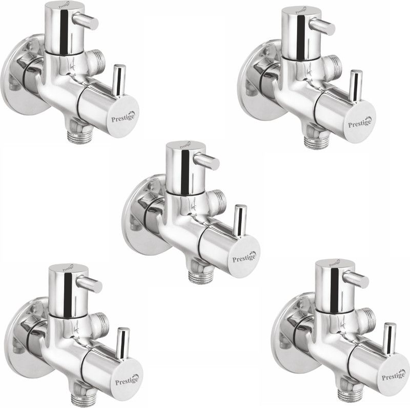 Prestige Dove Angle Cock 2 Way-Pack Of 5 Angle Cock Faucet  (Wall Mount Installation Type)