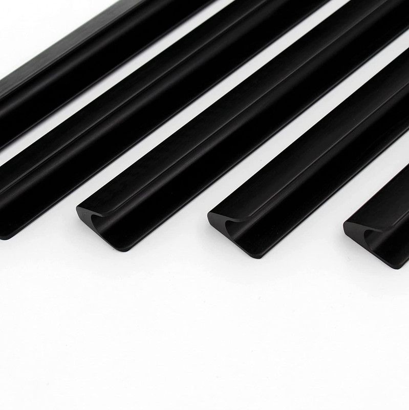 ABVIN Premium Matt Black Bar Handles, Modern Cabinet Hardware, Furniture Pull(12 Inch) Aluminium Cabinet/Drawer Handle  (Black Pack of 1)