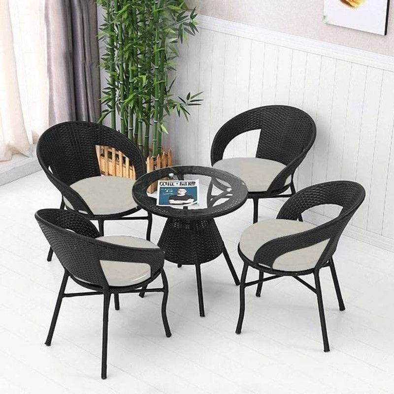ARTGHAR Chair_brown_wicket4+1 Chair Arm Rest  (Furniture Accessories, Wood)