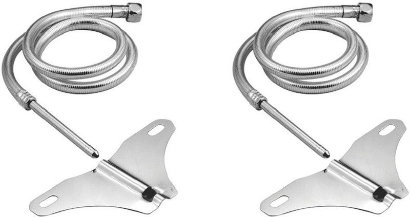 A2Z Jet Spray (Brass with Chrome Finish) with 1 Meter Tub Faucet Set