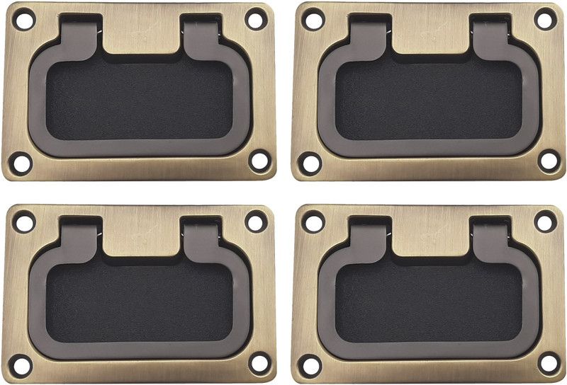 VIJAYA SALES Antique Finish Rose Gold Latkan / Handle Pack of 4 Zinc Cabinet/Drawer Handle  (Gold Pack of 4)