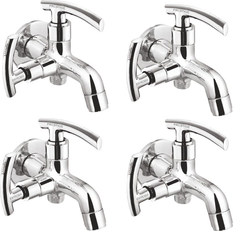 Prestige C-2 Bib Cock 2 Way-Pack Of 4 Bib Tap Faucet  (Wall Mount Installation Type)