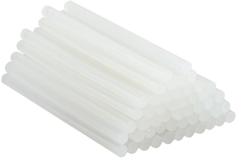 Maurvi 11 MM Transparent Glue Sticks For Glue gun Art And Craft and Decoration Pack Of 10 (Color_White) Adhesive  (10)