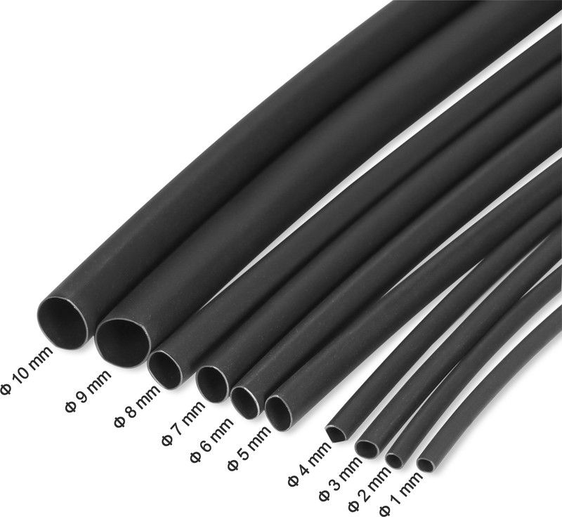JUKR (50 Mtrs) 1, 2, 3, 4, 5, 6, 7, 8, 9, 10 mm Dia For USB HDMI Charger Cable Repair Heat Shrink Cable Sleeve  (50 mm)
