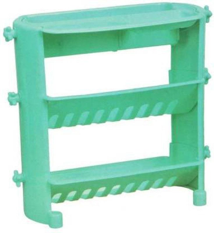 Kanha  3 Layer Plastic Storage Rack Kitchen & Bathroom Gap Commodity Shelf Plastic Wall Shelf Plastic Wall Shelf Plastic Wall Shelf  (Number of Shelves - 3, Multicolor)