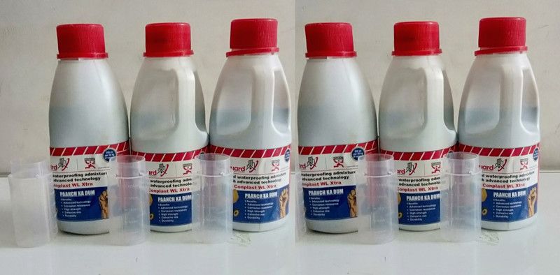 fosroc Conplast WL Xtra Pack of 6 (1 Litre Each) Integral waterproofing liquid Crack Filler  (3 L)