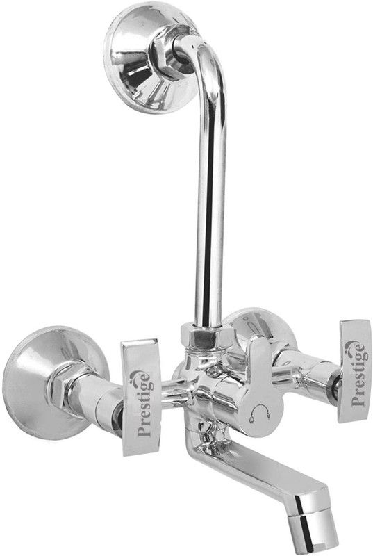 Prestige Passion Plated Wall Mixer With L Bend Mixer Faucet  (Wall Mount Installation Type)