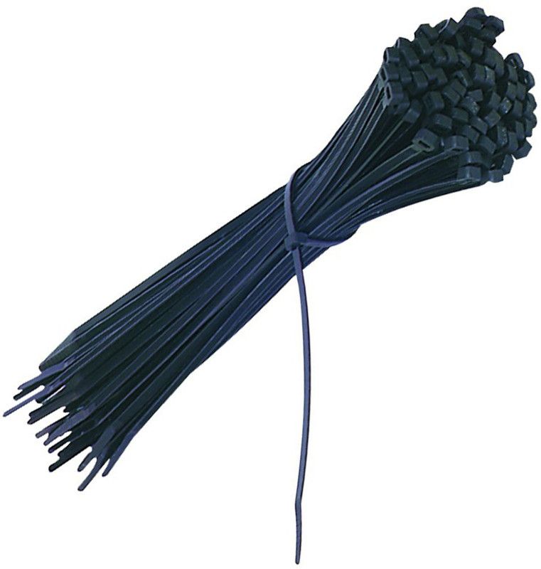 Tinax 250mm x 3.6mm Strong Grip Nylon Standard Cable Tie  (black Pack of 100)