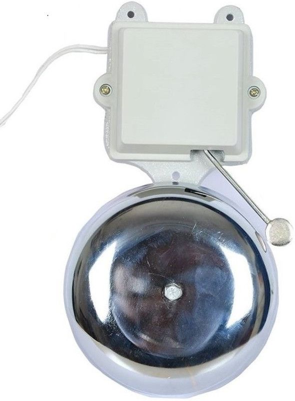 AIMERS 4 Inch Gong Bell Bell for Schools, Factories, & Industrial Area Wired Door Chime