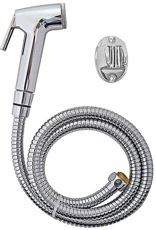 JKM ABS Plastic Health Faucet Gun with Flexible Stainless Steel Hose Faucet Set