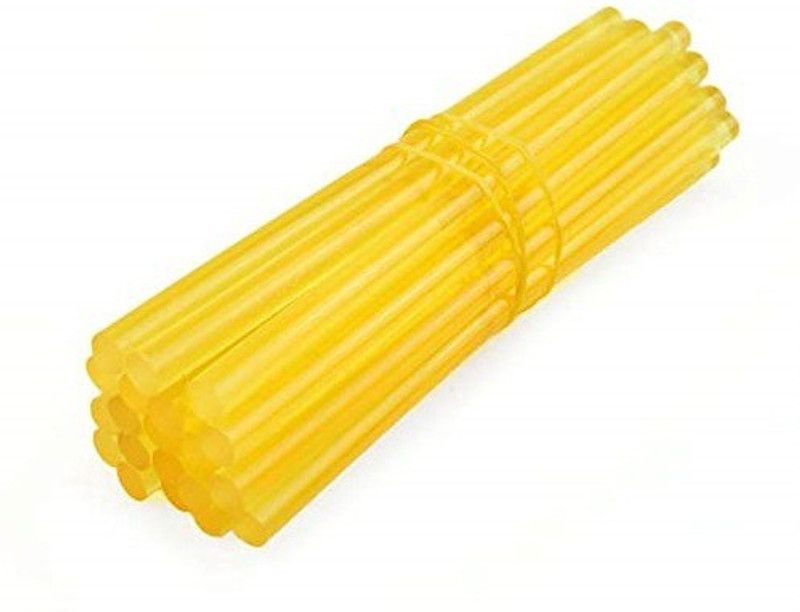 MOREL 11 MM QUALITY SUPER STRONG DARK YELLOW GLUE STICK INDUSTRIAL STRENGTH HEAVY DUTY GUMMING FOR 40 60 & 80 WATTS HOT GLUE GUN PACK OF 30 Adhesive  (680 g)