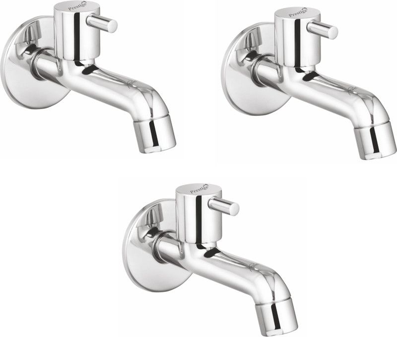 Prestige Dove Long Body-Pack Of 3 Bib Tap Faucet  (Wall Mount Installation Type)