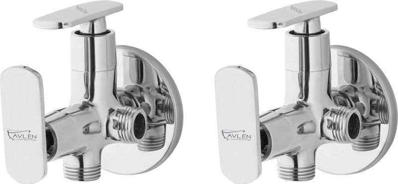 AVLEN Opal Brass 2 in 1 Angle Cock Tap For Bathroom and Kitchen Angle Cock (Pack of - 2) Faucet Set
